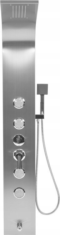 Sprchový panel - OCEĽOVO 2 INOX SPRCHOVACÍ PANEL 75981