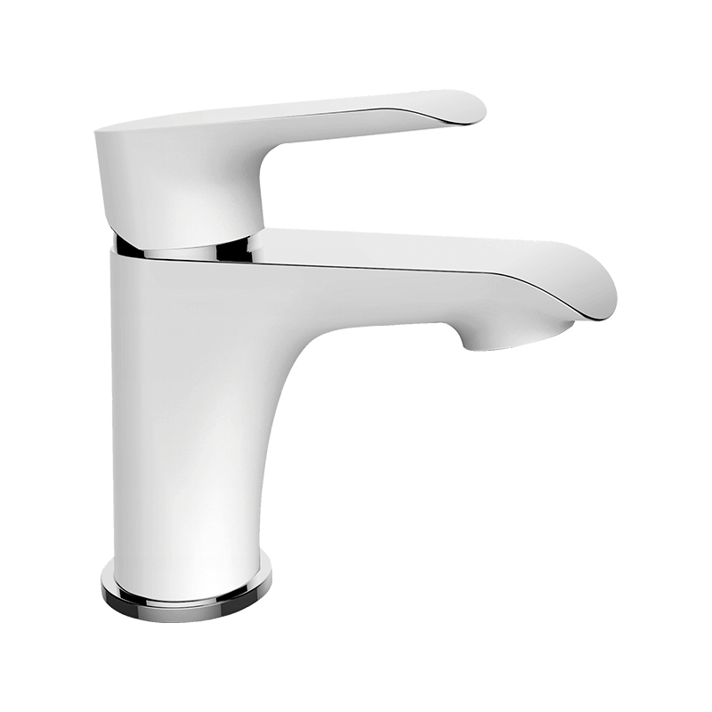 Umyvadlová batéria - Umývadlový faucet BIELY LAVEO CHROME ALEA BLE 622D