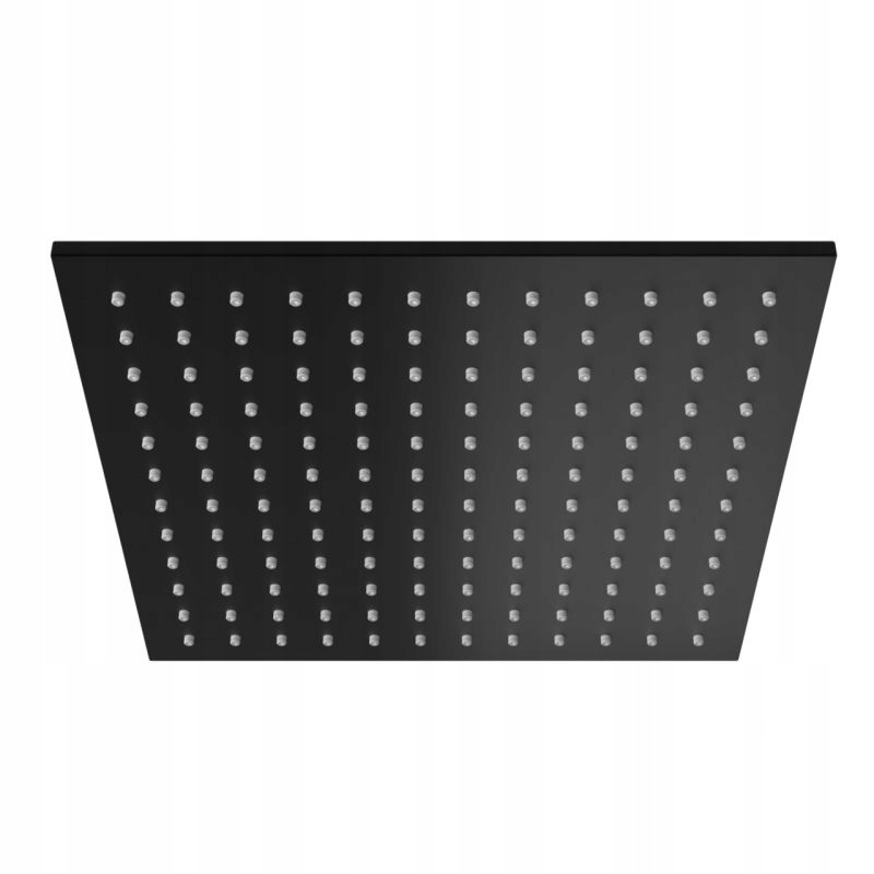 Sprchový panel - KOHLMAN SPRCHA SPRCHA 30 CM ČTVERCOVÁ ČIERNA MATNÁ
