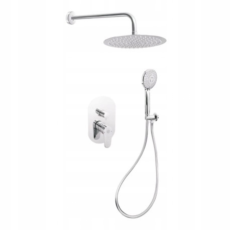 Sprchový panel - FLUSH KIT S 2-FUNKČNOU BATÉRIOU NERO b809