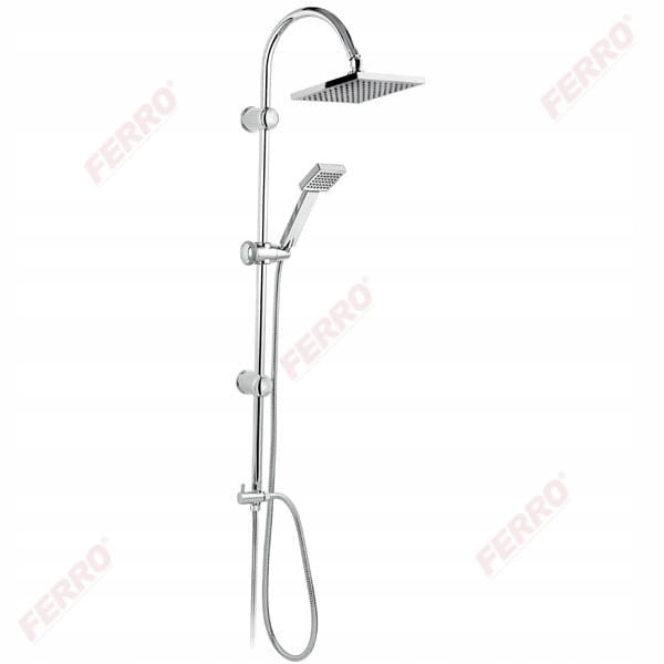 Sprchový panel - FERRO SQUERTO SPRCHOVÁ SADA CHROME NP22