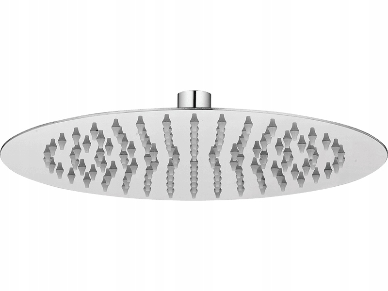 Sprchový panel - OCELOVÝ SPRCHOVÝ KRUH SLIM 25CM NA STĹPEC