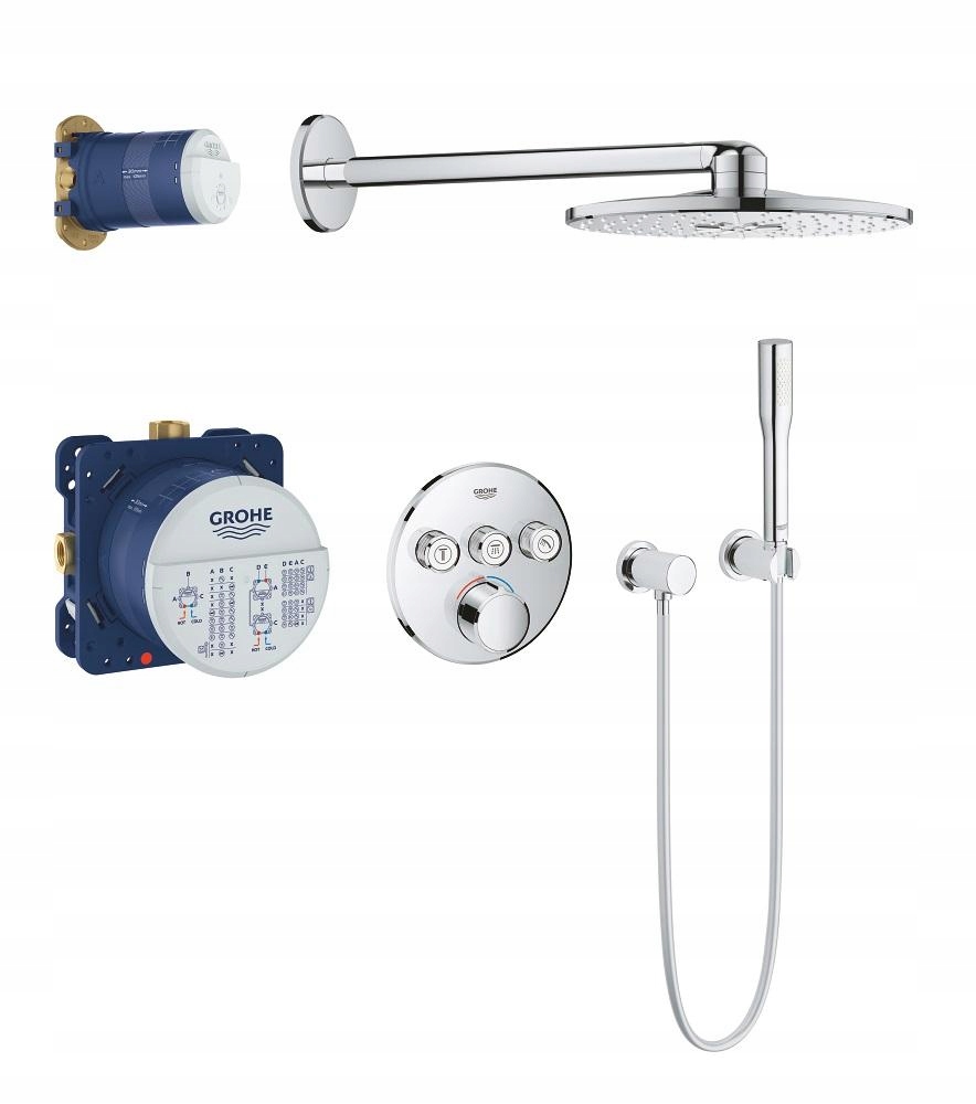 Sprchový panel - Grohe podomietková termostatická dažďová sprcha 31