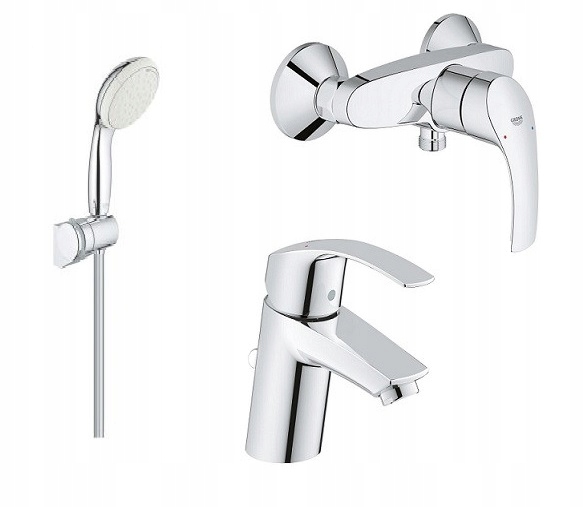 Sprchový panel - BATÉRIA SPRCHOVÁ SADA 3 v 1 GROHE EUROSMART