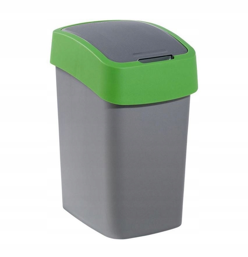 Odpadkový kôš GIA 25 l so závesom so zeleným vekom