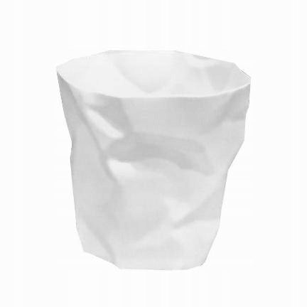 Biely, neobvyklý a moderný odpadkový kôš PLAST