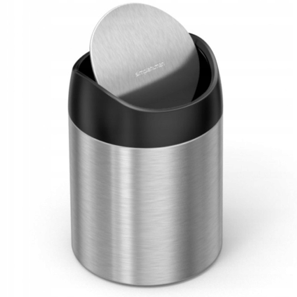 Naklápací stolný kôš SIMPLEHUMAN 1,5 l strieborný *