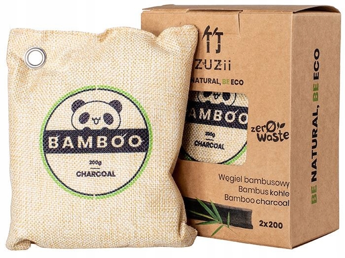 Odvlhčovač vzduchu - BAMBOO UHLIE 2 x 200 g - ZUZII ZUZII