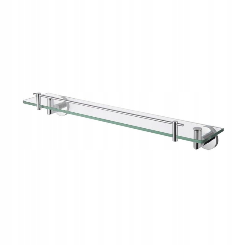 Polička do kúpelne - STELLA SKLENENÁ POLIČKA 60 CM TRANSPARENTNÉ SKLO