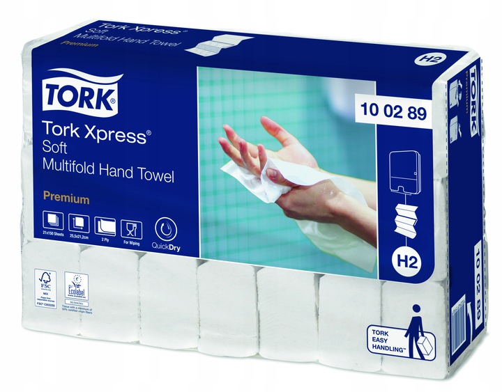 Držiak papiera *** TORK 100289 Xpress Soft 3-dielny uterák **