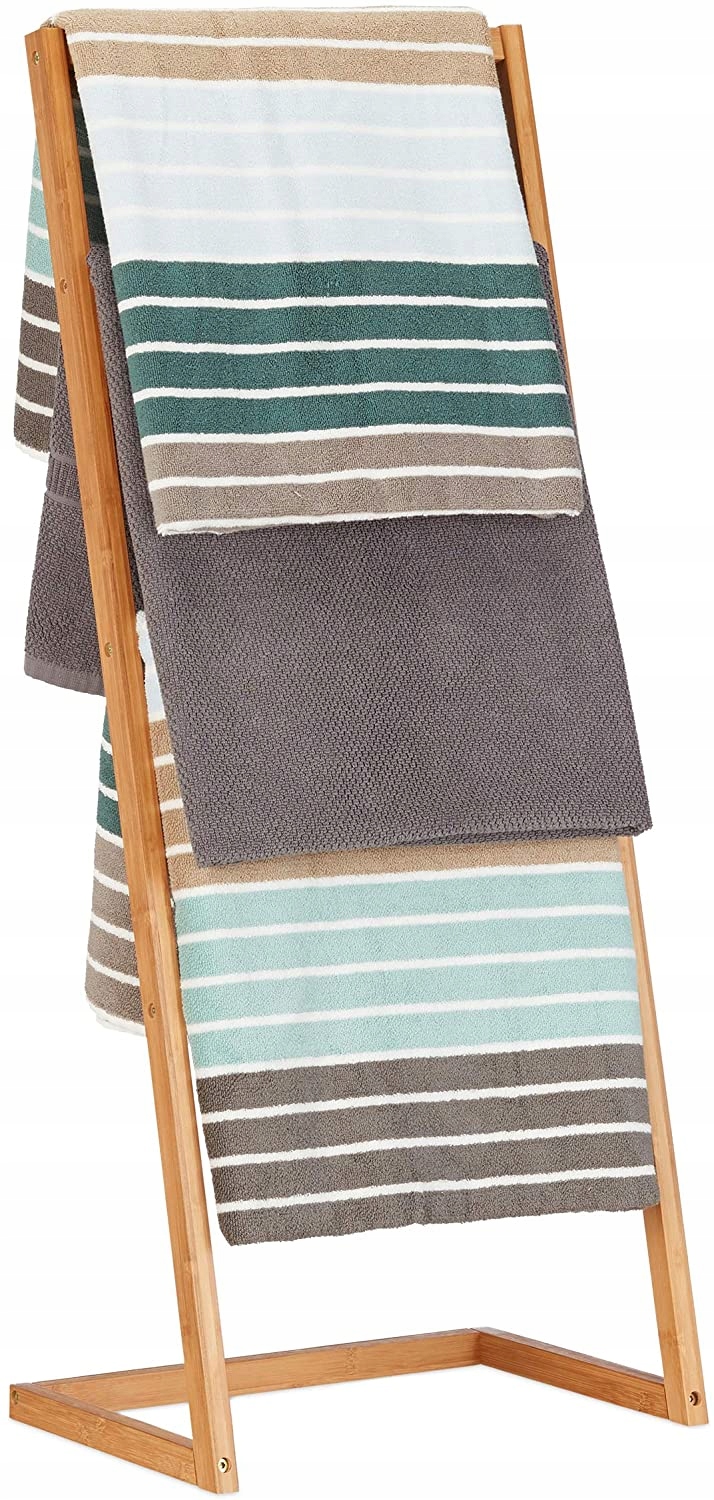 Vešiak - Relaxdays vešiak na uteráky 100x40x30
