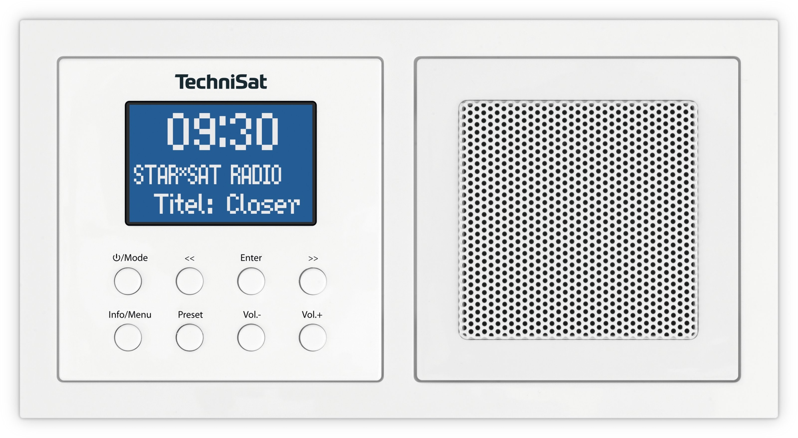 Kupelňový set doplnkov - Vstavané digitálne rádio DAB + FM Bluetooth BT UP1