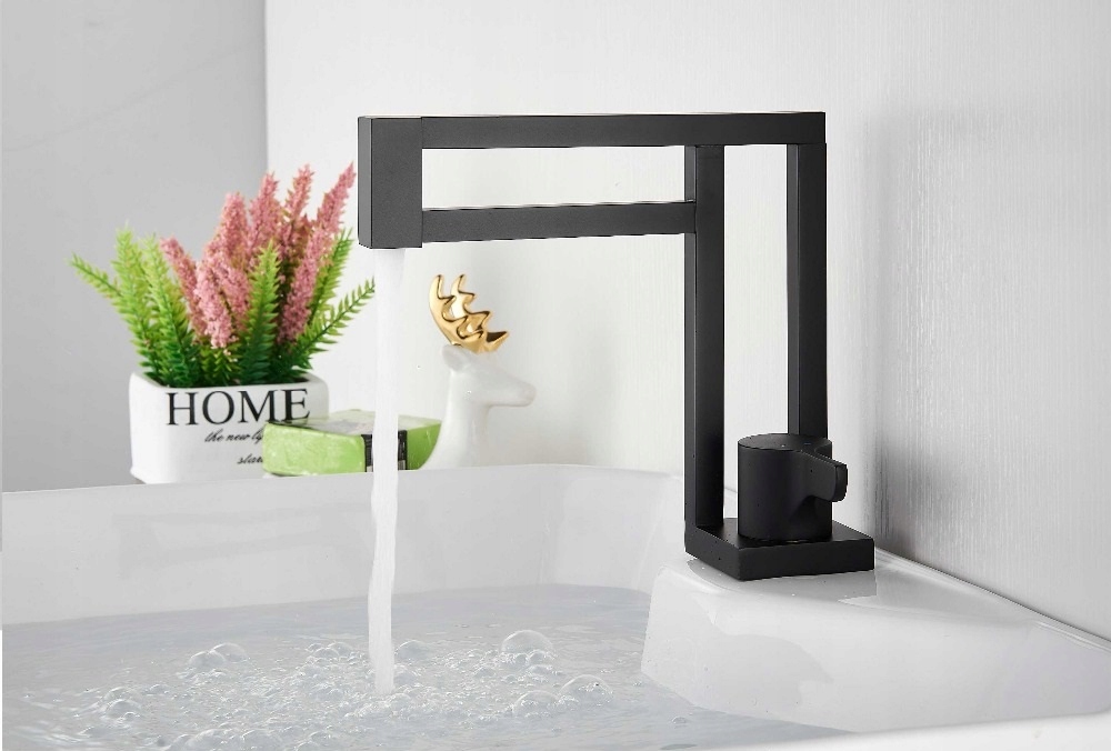 Umyvadlová batéria - TAP umývadlový faucet DESIGN EFFECT BLACK MAT v5
