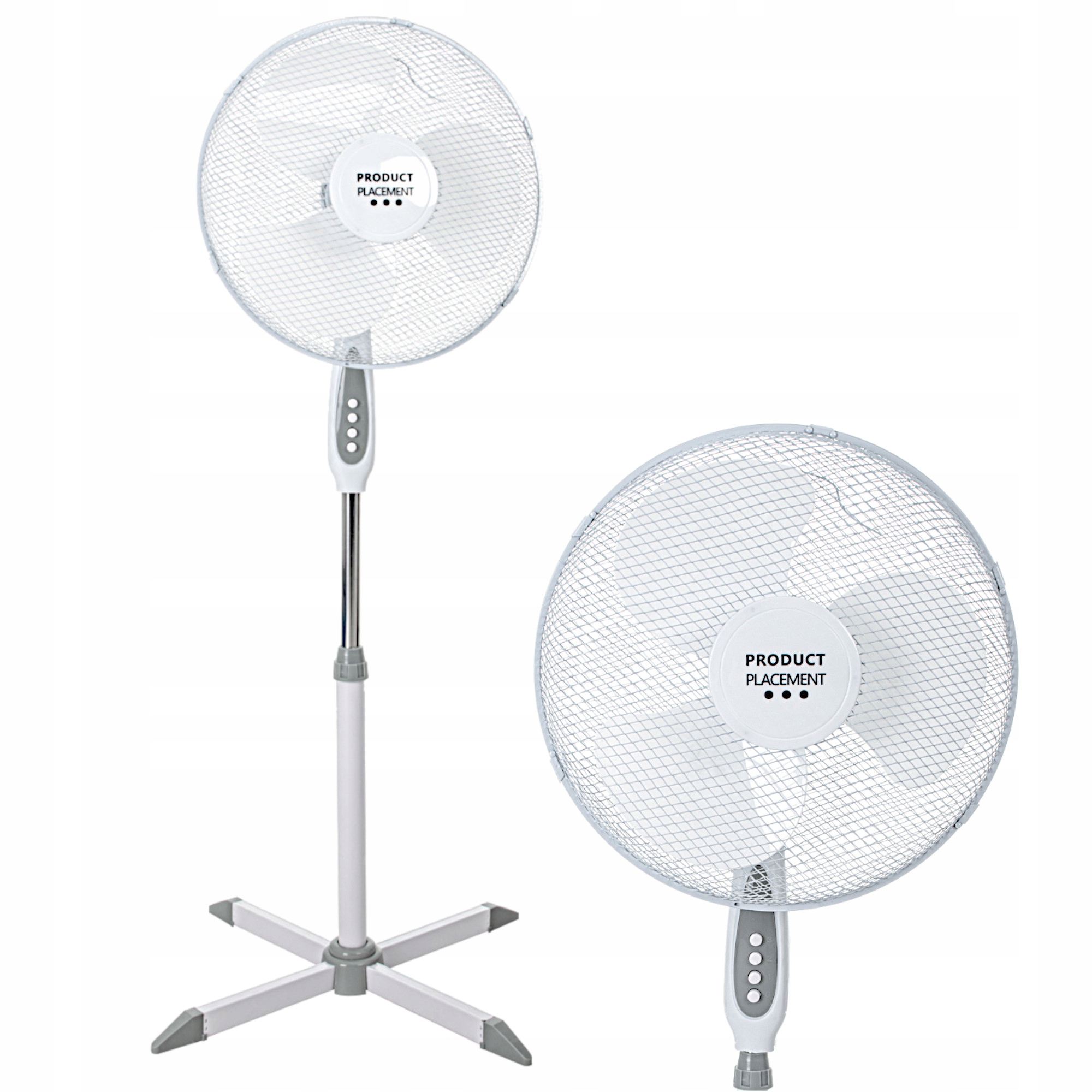 Kupelňový ventilátor - STOJANOVÝ VENTILÁTOR PODLAHY 45W BIELEJ PODLAHY