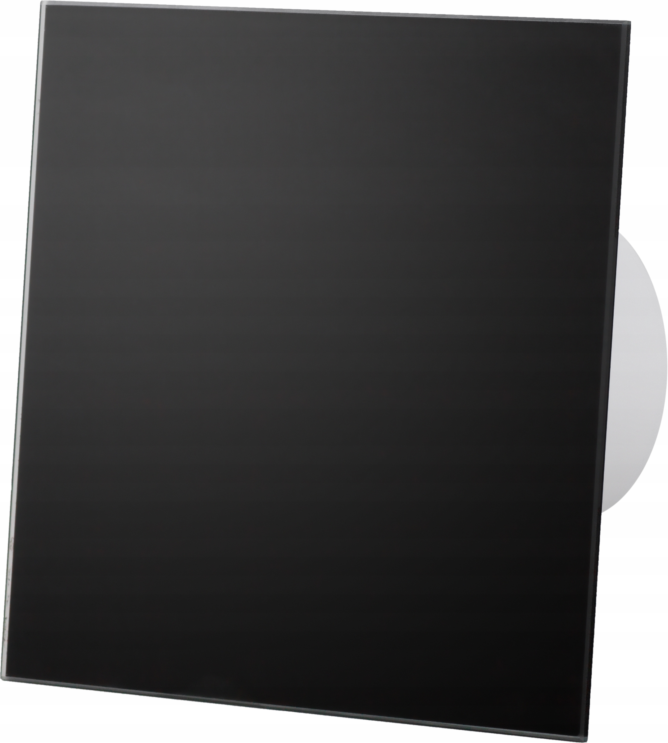 Kupelňový ventilátor - Vetracia mriežka 150x150mm čierne matné sklo