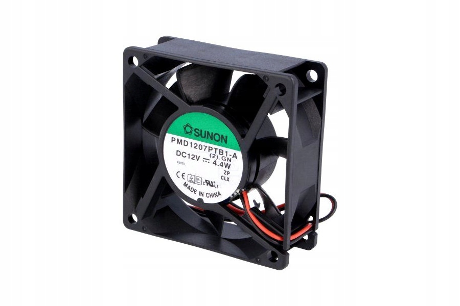 Kupelňový ventilátor - SUNON DC AXIAL 12V 70x70x25mm 83,25m3 / h 45dBA