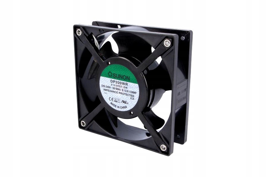 Kupelňový ventilátor - SUNON AC AXIAL 230V 120x120x38mm 125m3 / h 41dBA
