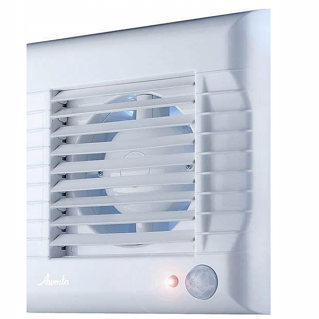 Kupelňový ventilátor - Pohyb nástenného ventilátora Awenta A-MATIC WM100R