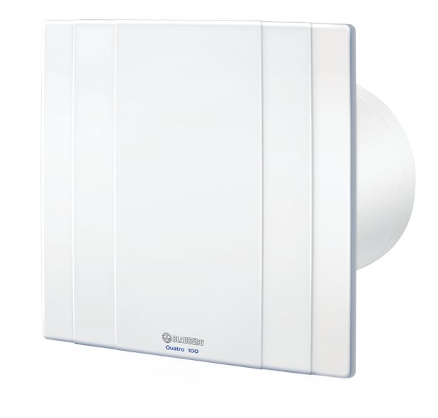 Kupelňový ventilátor - Ventilátor do kúpeľne QUATRO 100 STANDARD + klapka