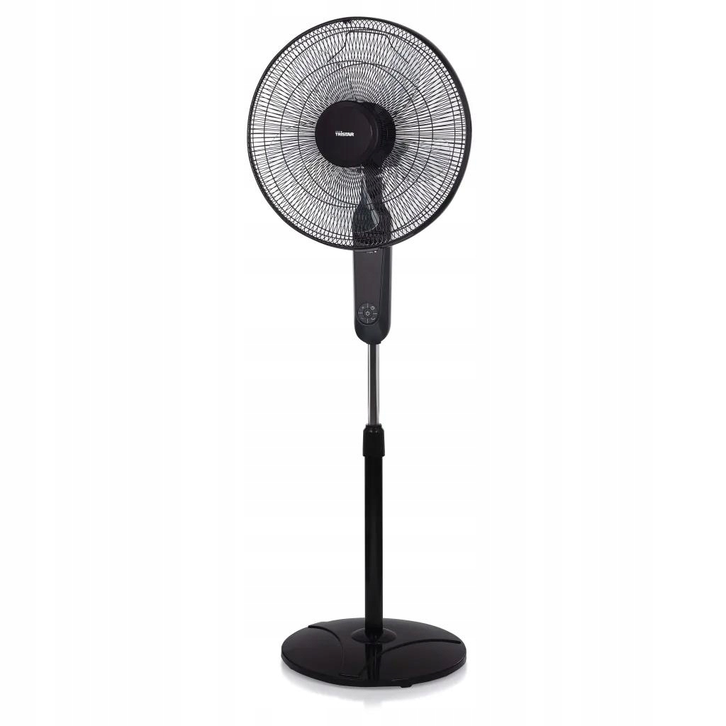 Kupelňový ventilátor - Stojací ventilátor, 45 W, 40 cm, čierny