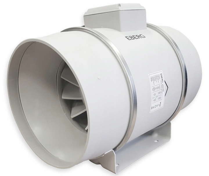 Kupelňový ventilátor - Potrubný ventilátor EBERG EMAX Ø200 840 m3 / h 63 dB