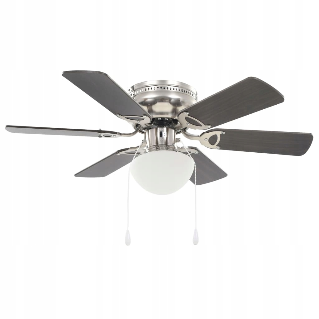 Kupelňový ventilátor - Zdobený stropný ventilátor s lampou 82cm ci