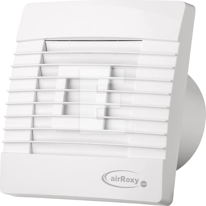 Kupelňový ventilátor - 100mm 15W nástenný ventilátor s gravitačnou uzávierkou