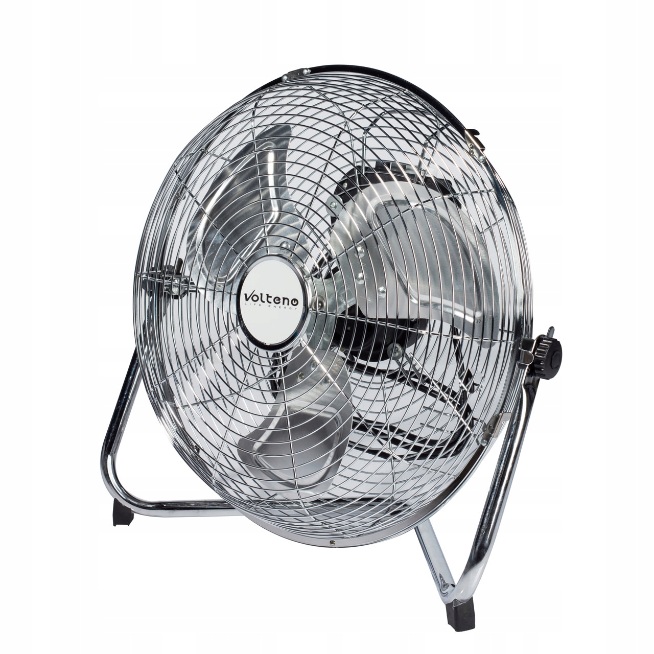 Kupelňový ventilátor - Kovový podlahový ventilátor 80W, priemer 40cm ch