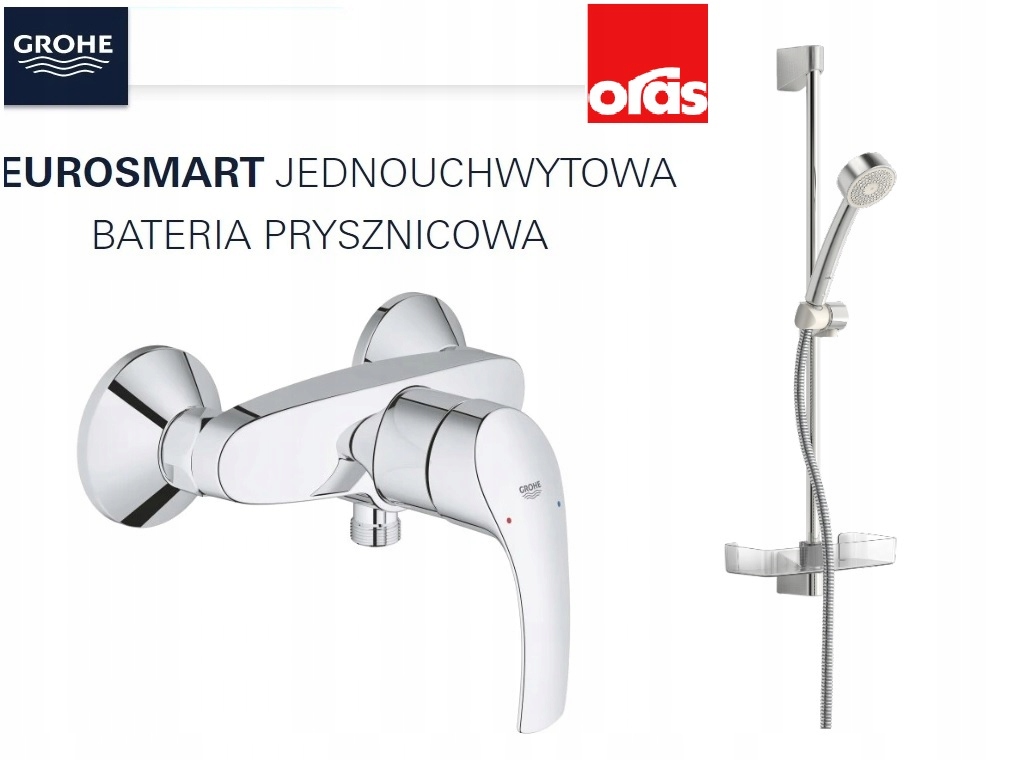 Sprchová batéria - GROHE EUROSMART 33555002 SPRCHOVÁ SÚPRAVA ORAS520