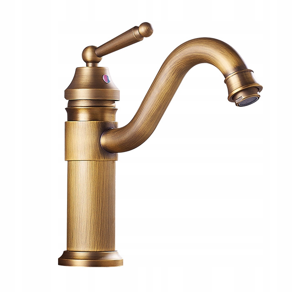 Umyvadlová batéria - 1 ks faucet s umývadlom z medi, umývadlový faucet starožitný
