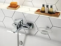 Vaňová batéria - FERRO ALGEO SQUARE BATHTUB BATÉRIA BAQ1