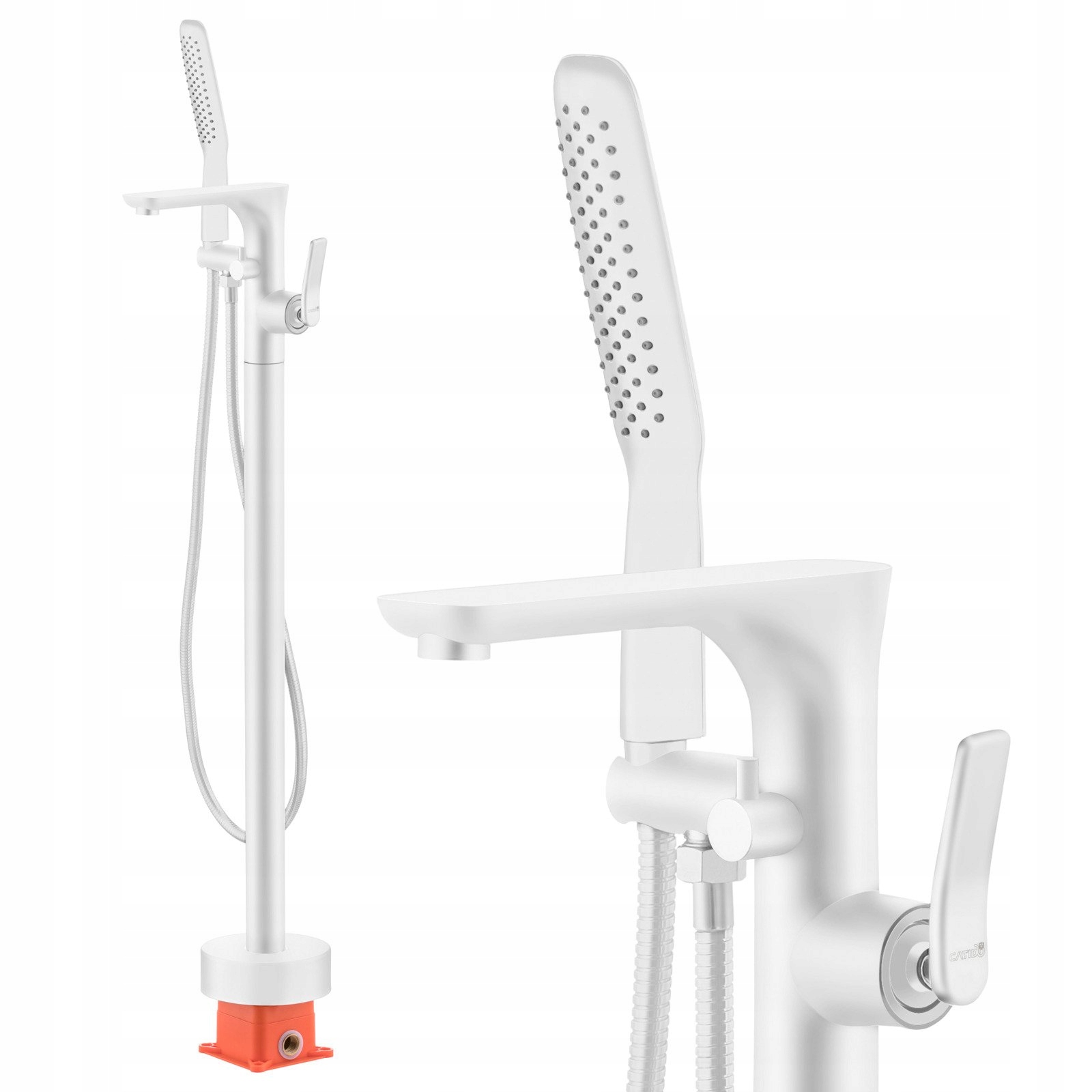 Vaňová batéria - KÚPEĽŇOVÁ BATÉRIA BIELY MAT FBM3