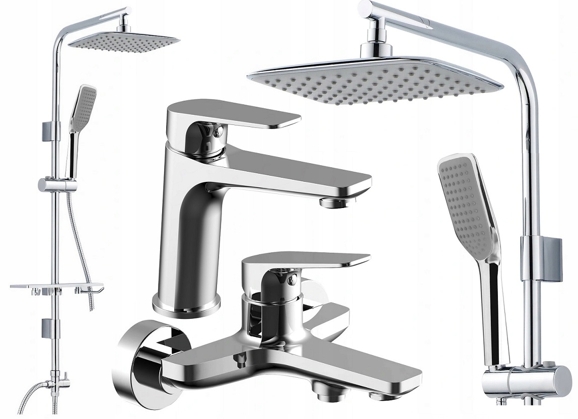 Vaňová batéria - Sprchová hlavica 25 set + batéria WASHBASIN