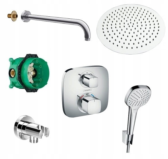 Podomietková batéria - Hansgrohe Logis Ecostat iBox Croma Select 25 dážď