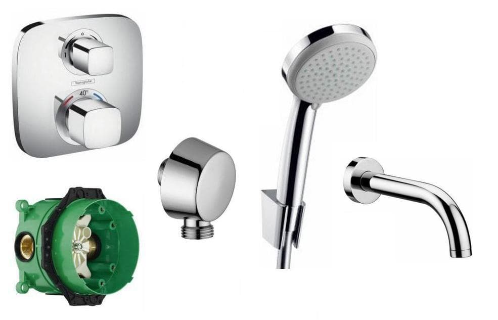 Podomietková batéria - Podomietková vaňová batéria HANSGROHE s termostatom