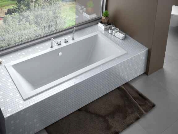 Vana Besco Quadro Slim 190x90 + automatický sifón.