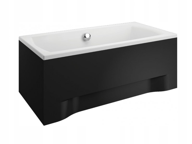 Obdĺžniková vaňa 160 x 70 Capri New Black + sifón