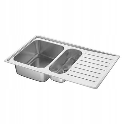 IKEA VATTUDALEN Vstavaný drez, misa 1,5 s odtokom, s