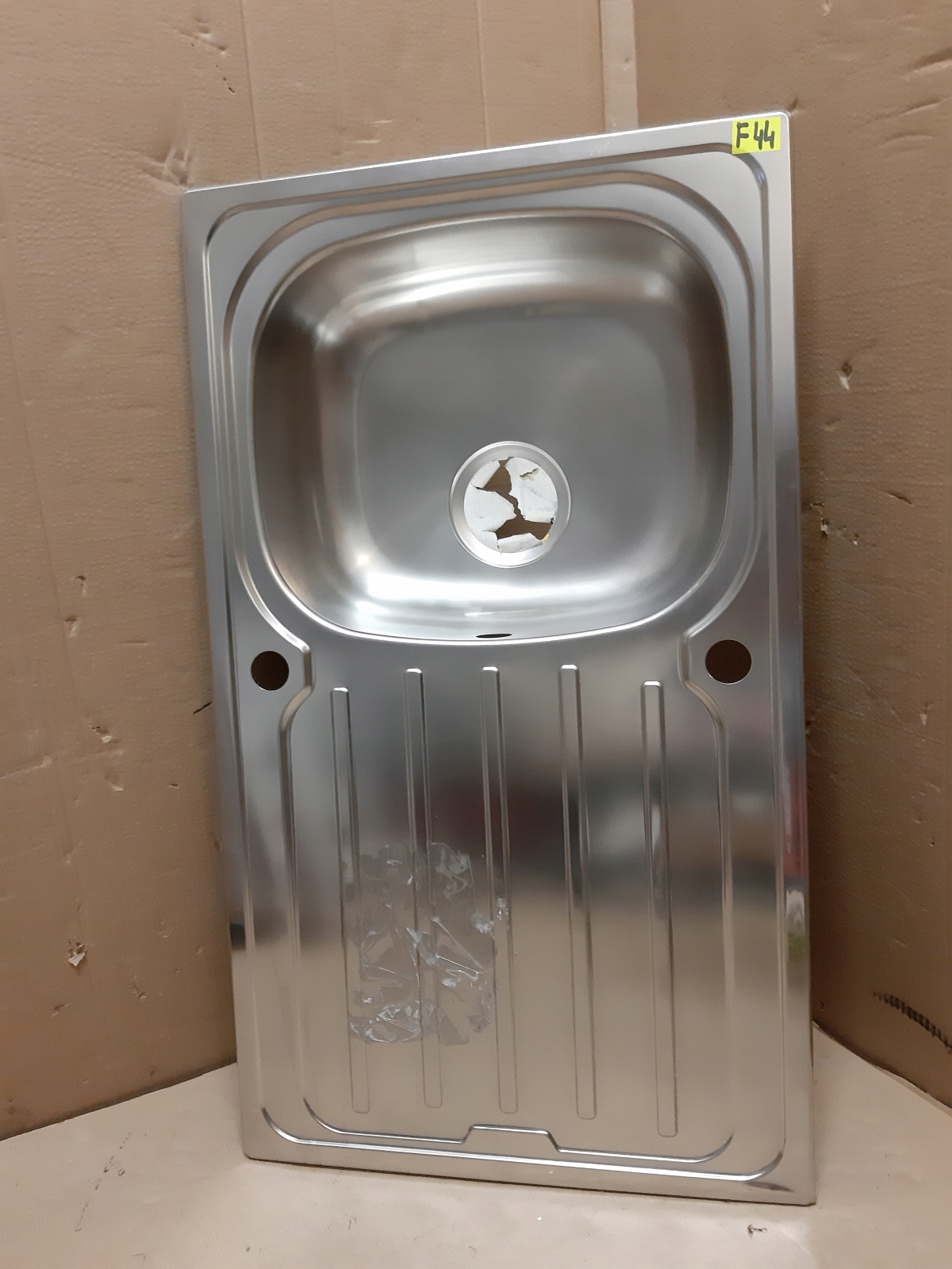 jednokomorový kuchynský drez 860x500mm NOVÝ INOX