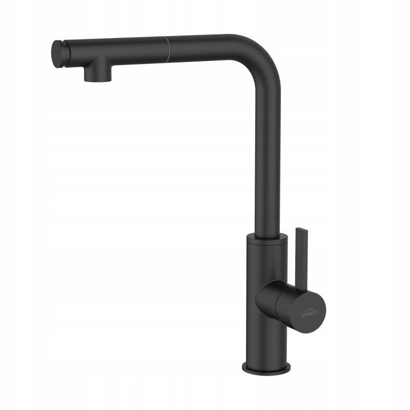 Kuchynská batéria - KUCHYNSKÝ MIEŠAČ ROTARY SPOUT ČIERNY