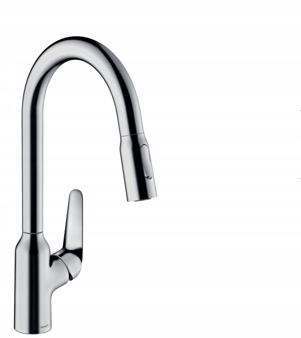 Kuchynská batéria - Kuchynská batéria HANSGROHE FOCUS 220 zapnutá / vypnutá