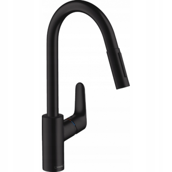 Kuchynská batéria -  HANSGROHE kuchynská batéria Focus 240. MATNÁ ČIERNA 31815670