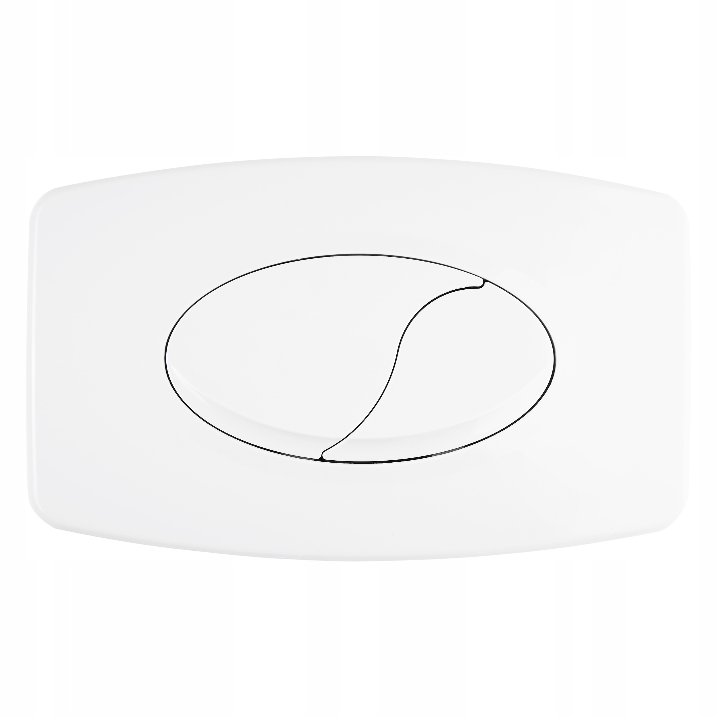 WC tlačidlo - PERLINE ORIENTE / OLIVEIRA DOSKA 3 / 6L BIELA O63502