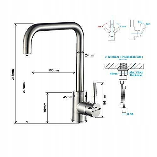 Kuchynská batéria - Kuchynský kohútik ABS Bubbler SUS304 otočný