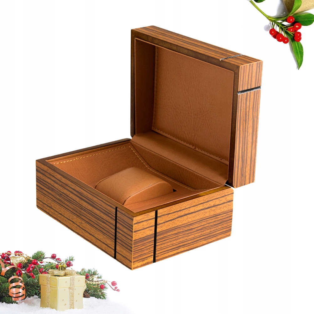 Kuchynská batéria - Flip Cover Watch Storage Case Drevené hodinky Organ