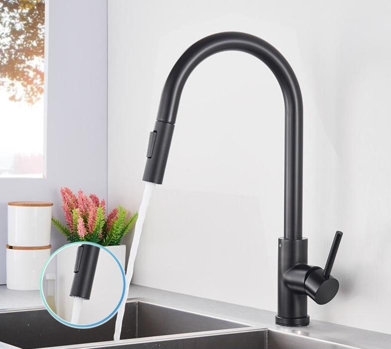 Kuchynská batéria -  [Zadajte matnú čiernu] Kuchynský faucet
