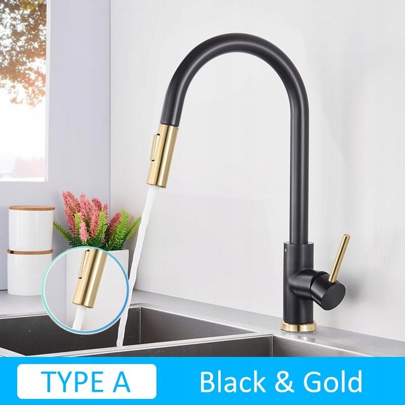 Kuchynská batéria -  [Zadajte čierne zlato] Kuchynský faucet