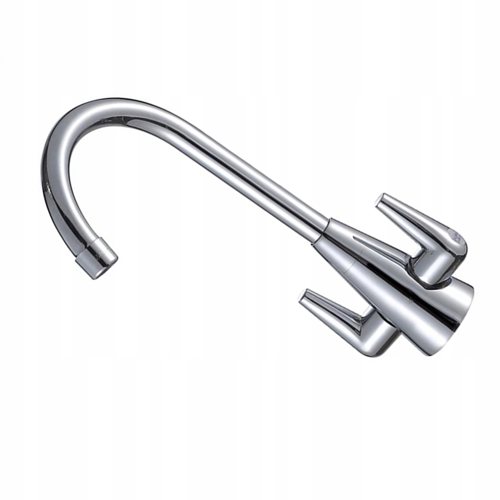 Kuchynská batéria - 1PC dvojitý vodný faucet Odolný faucet s