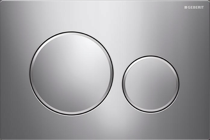 WC tlačidlo - Ovládacie tlačidlo WC Geberit Sigma20 chróm bl