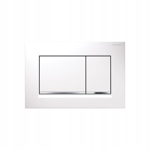 WC tlačidlo - Ovládacie tlačidlo WC Geberit Sigma30 biele